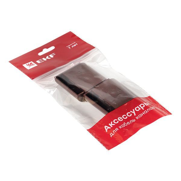  Заглушка 40х16 под темн. дерево Plast PROxima (уп.4шт) EKF ecd-40-16x4 фото в каталоге от BTSprom.by