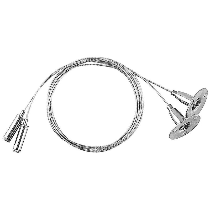 соединитель для трековых светильников (комплект подвесов для шинопровода 2шт) длина 200см серебр. cab1002 feron 10326 от BTSprom.by