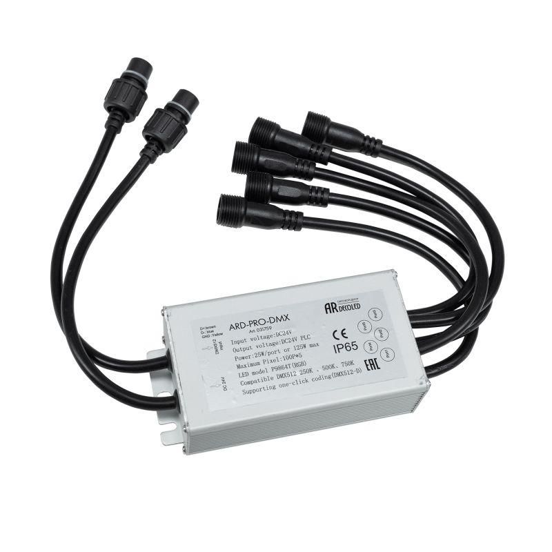 коннектор питания ard-pro-dmx (24в 5х200pix) (ardecoled закр.) arlight 031759 от BTSprom.by