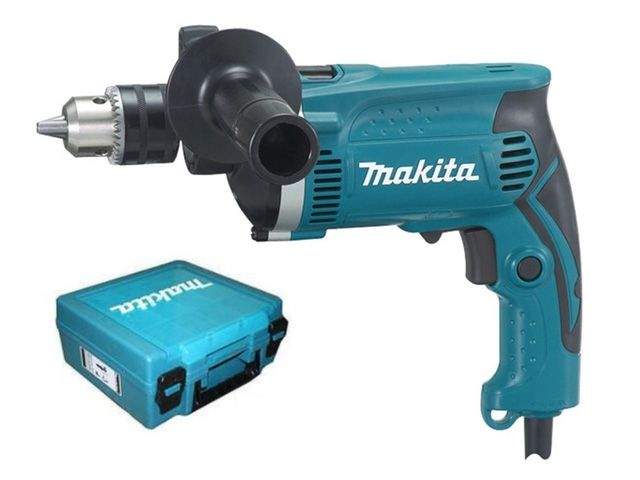 дрель ударная makita hp 1630 k в чем. (710 вт, патрон звп, 1 скор.) от BTSprom.by