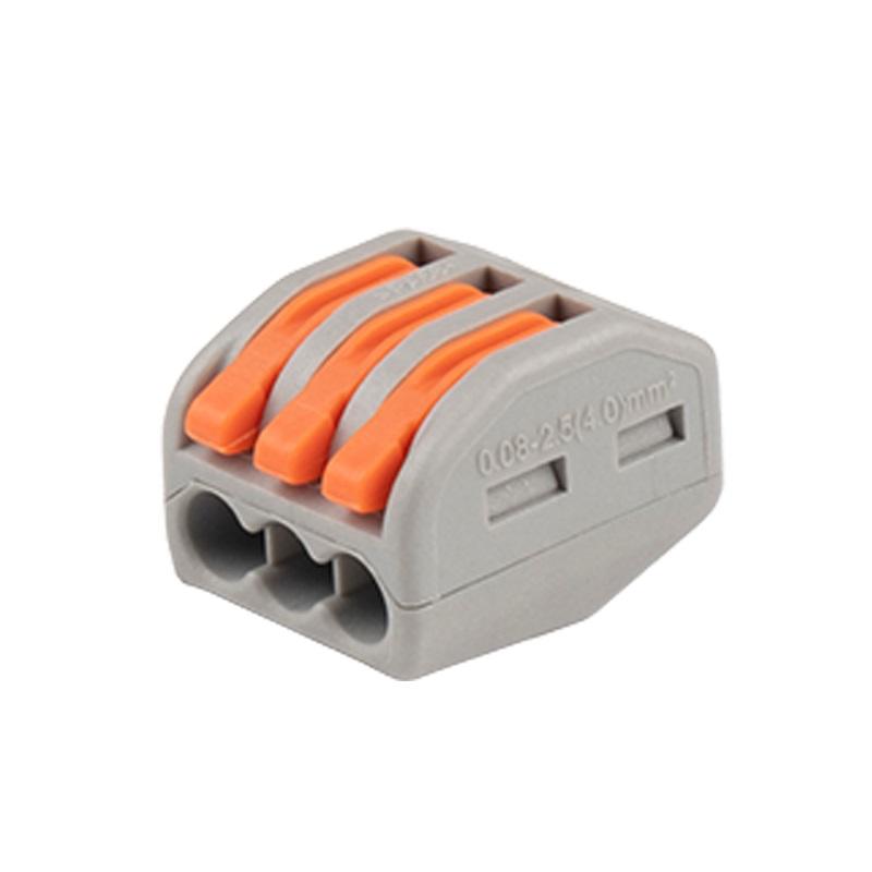 клемма монтажная рычажного соединения ptc-3p 222-413 bl/10 450в 32а 0.08-2.5(4.0)кв.мм jazzway 5050730 от BTSprom.by