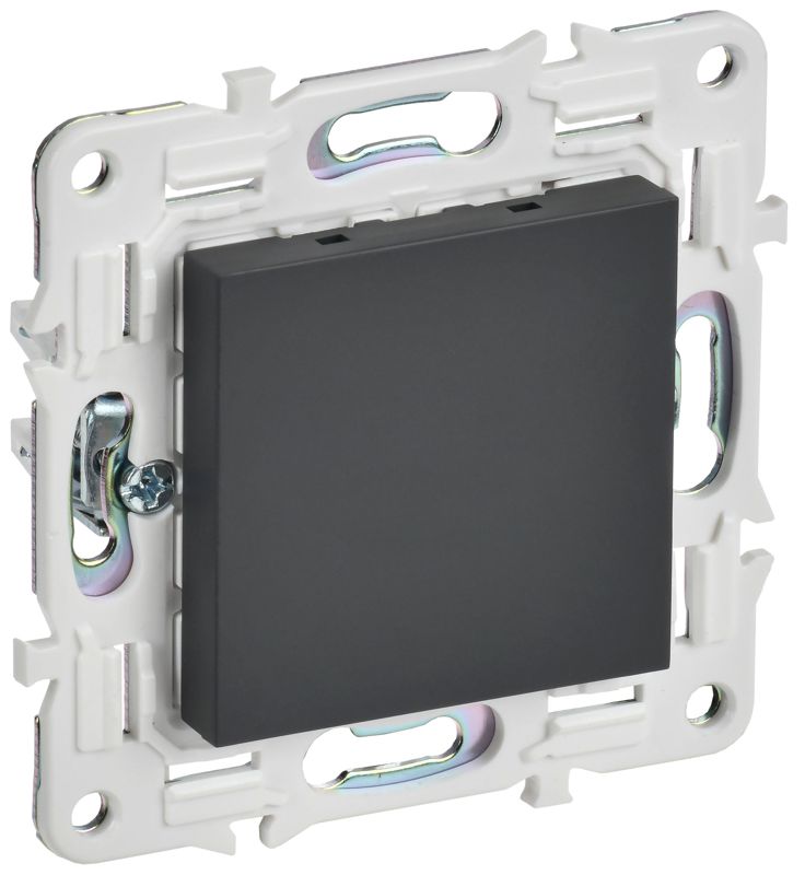 заглушка с суппортом skandy sk-c01g графит iek sk-pl10-k53 от BTSprom.by