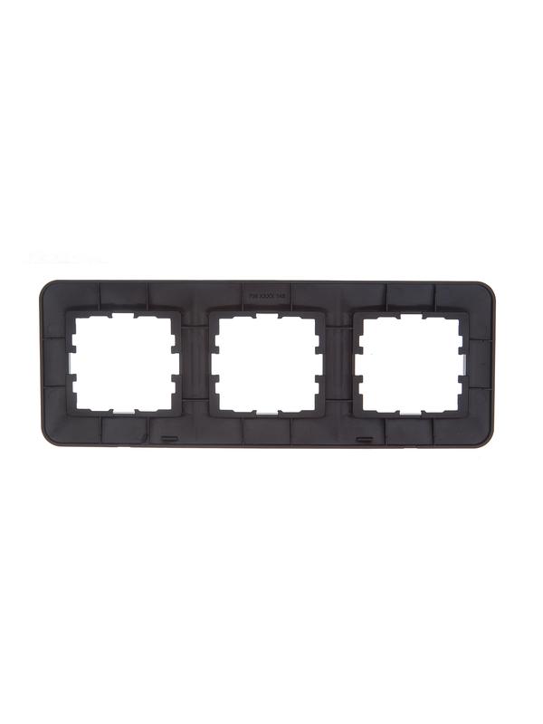  Рамка 3-м ASTI горизонт. черн. бархат LEZARD 7081-4200-148 фото в каталоге от BTSprom.by