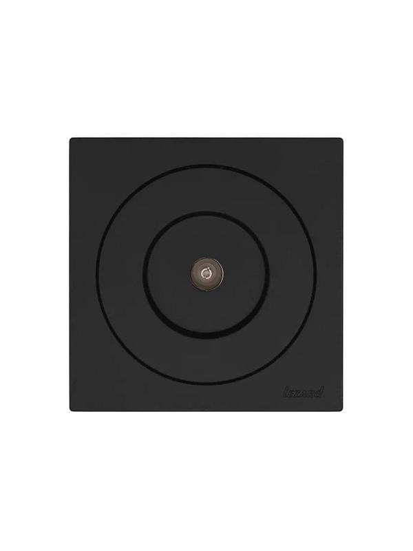 Розетка телевизионная проходная СП OSEN механизм черн. бархат LEZARD 743-4288-129 фото в каталоге от BTSprom.by