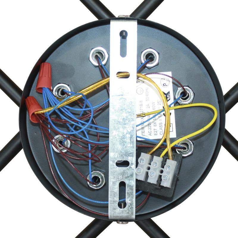  Светильник 11271В-4/8 (Плафон 8268) НПБ 01-8х60-109 Е27 ИУ черн. Элетех 1005404861 фото в каталоге от BTSprom.by