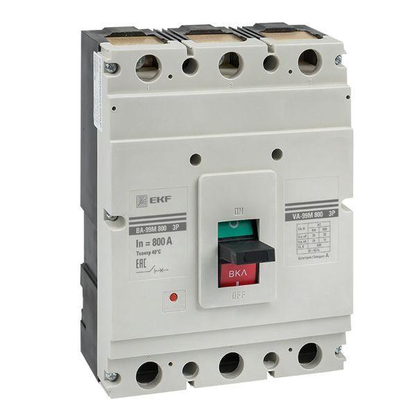 выключатель автоматический 3п 800/800а 50ка ва-99м proxima ekf mccb99-800-800m от BTSprom.by