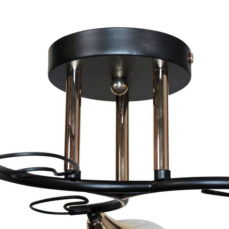  Светильник 11295-9/3 (Плафон 8310) НПБ 01-3х60-214 Е27 ИУ черн. зол. Элетех 1005404881 фото в каталоге от BTSprom.by