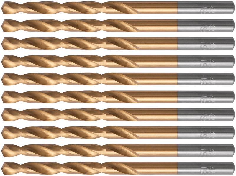  Сверло HSS по металлу титановое покрытие 4.5мм (уп.10шт) FIT 34145 фото в каталоге от BTSprom.by