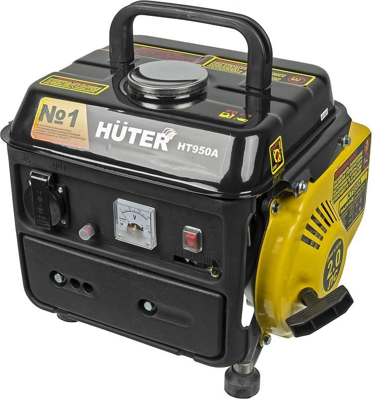 бензогенератор ht950a 1ф 650вт ручной стартер huter 64/1/1 от BTSprom.by