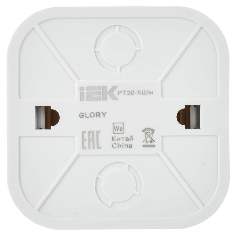  Розетка телефонная ОП RJ11 GLORY РТ20-ХШм шампань матов. IEK ETH10-K37M фото в каталоге от BTSprom.by