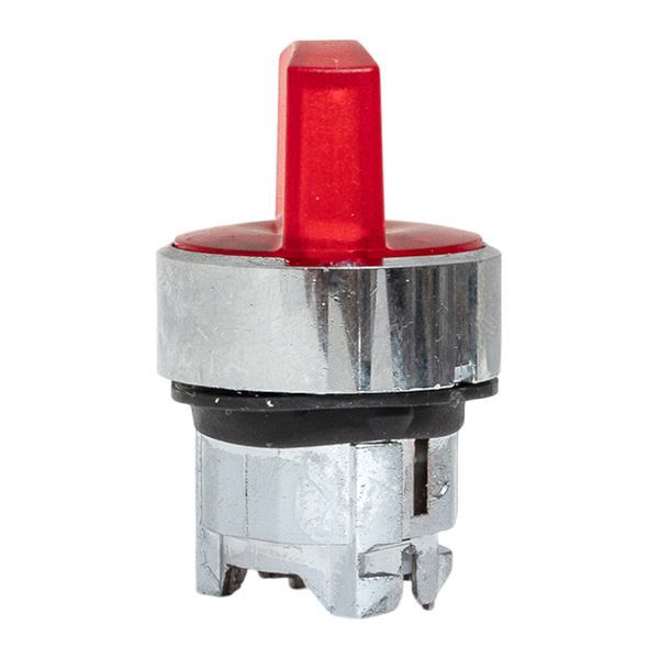  Механизм переключателя исполнительный XB4 IP65 на 2 положения с фиксацией с подсветкой с короткой ручкой красн. EKF XB4BD2FL-R-65 фото в каталоге от BTSprom.by