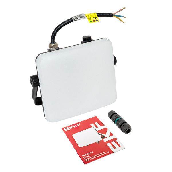  Прожектор светодиодный СДО-4003 30Вт 4000К IP65 с равномерной засветкой LUMA EKF FLL-4003-30-4000 фото в каталоге от BTSprom.by