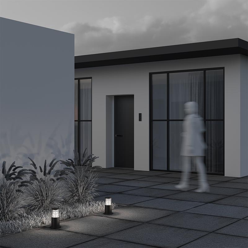  Светильник Bronx 1х60Вт E27 IP54 ландшафтный Maytoni O576FL-01B1 фото в каталоге от BTSprom.by