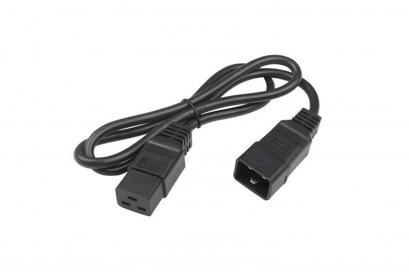кабель питания pwc-iec19-iec20-1.0-bk iec 320 c19 -iec 320 c20 (3х1.5) 16а прямая вилка 1м hyperline 248703 от BTSprom.by