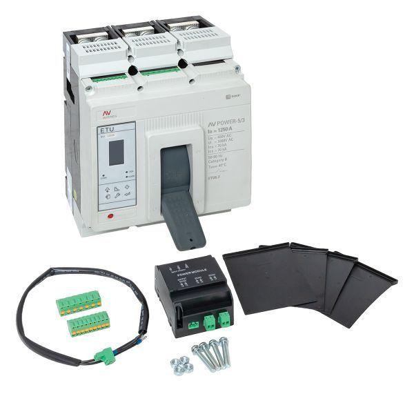  Выключатель автоматический 1250А 70кА AV POWER-5/3 ETU6.2 AVERES EKF mccb-53-1250M-6.2-av фото в каталоге от BTSprom.by