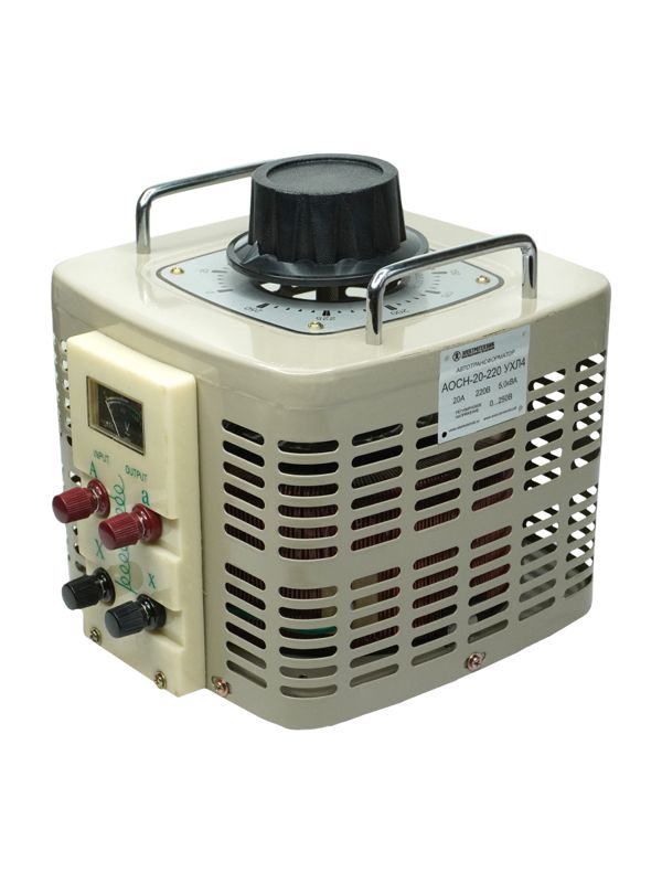 автотрансформатор аосн-20-220 ухл4 5 0ква 20а диапазон регулировки 0-250в ip20 электротехник et556153 от BTSprom.by