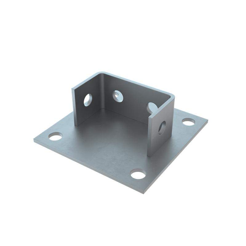 Основание одноканальное для двойн. страт-профиля 41х82 сталь 4мм OSN41-82 КМ LO13947 от BTSprom.by