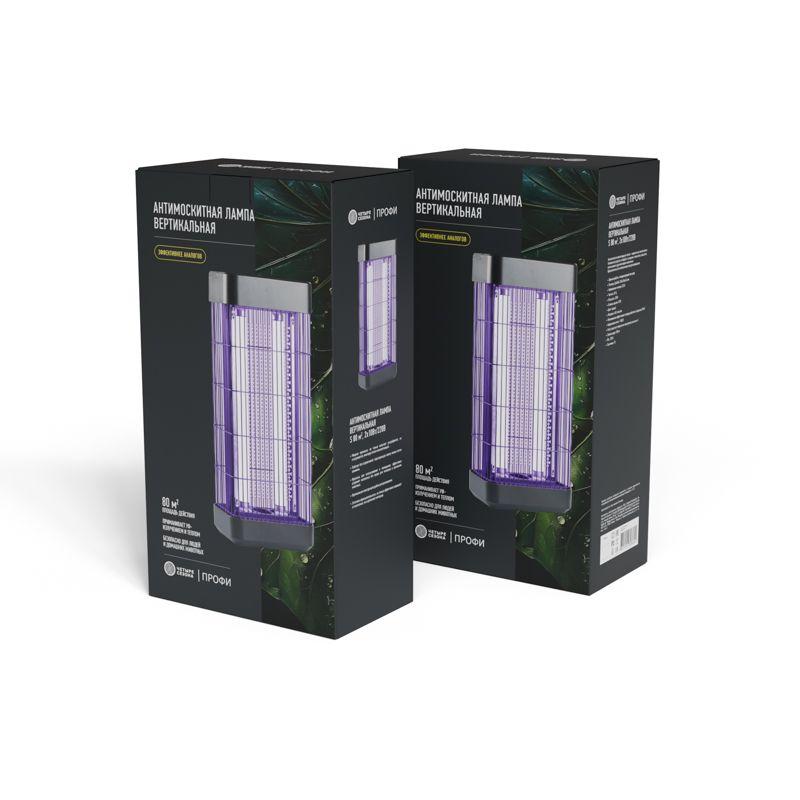  Светильник антимоскитный 2х10Вт/220В вертикал. на площадь S=80кв.м ЧЕТЫРЕ СЕЗОНА 71-0186-F фото в каталоге от BTSprom.by