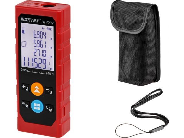 дальномер лазерный wortex lr 4002 в кор., 0,05 – 40, ± 2 мм 1329388 от BTSprom.by