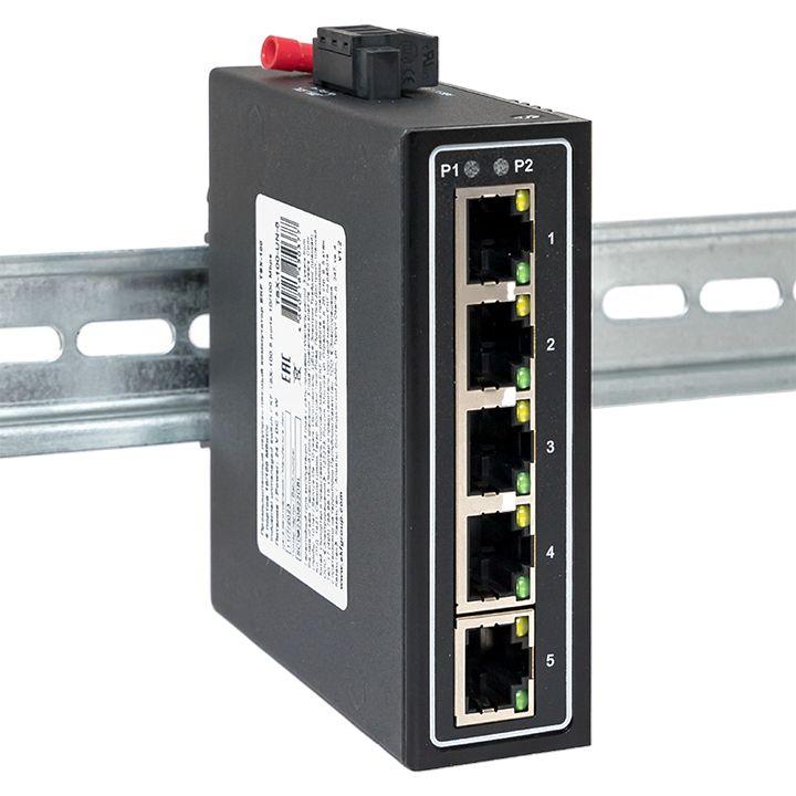  Коммутатор промышленный неуправляемый TSX-100 5 портов 10/100Мбит/с EKF TSX-100-UN-5 фото в каталоге от BTSprom.by