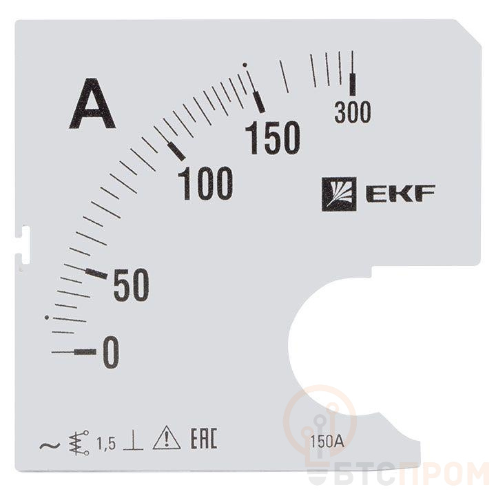 Шкала сменная для A961 150/5А-1.5 PROxima EKF s-a961-150 фото в каталоге от BTSprom.by  Шкала сменная для A961 150/5А-1.5 PROxima EKF s-a961-150 фото в каталоге от BTSprom.by
