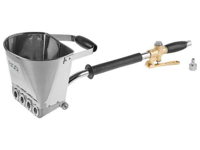 приспособление для штукатурных работ (хоппер-ковш) eco sgh-01 (нанесение строительных смесей, 4 сопла, 4-6 бар, 4 л, 1/2") ec1538-1 от BTSprom.by