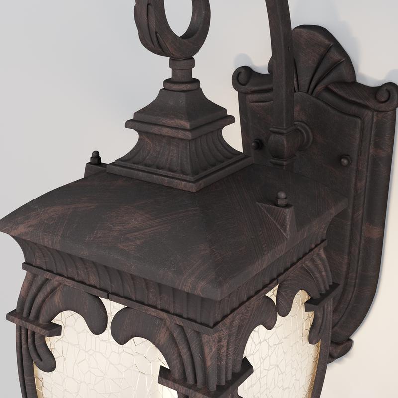  Светильник Fleur 1х60Вт E27 IP44 бра настен. Maytoni O414WL-01BZ фото в каталоге от BTSprom.by