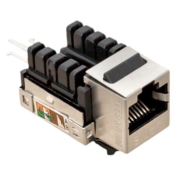  Модуль розеточный Keystone RJ45 кат.6 FTP экранир. 110 IDC 90град. TERACOM PRO EKF TRP-KSTN-SOCK-90D-6FTP фото в каталоге от BTSprom.by