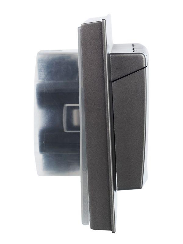  Розетка 2-м СП BRITE РСбш12-3-44-БрС 16А в сборе IP44 с крышкой сталь IEK BR-R26-16-44-K46-F фото в каталоге от BTSprom.by