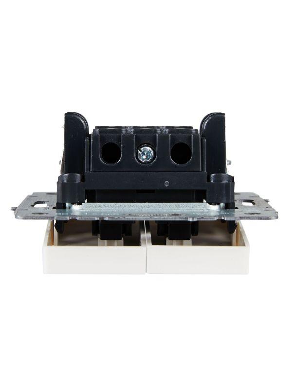  Выключатель жалюзи СП BRITE ВС10-1-5-БрБ 10А механизм бел. IEK BR-V15-0-10-K01 фото в каталоге от BTSprom.by