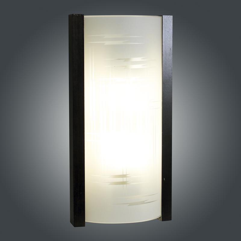  Светильник НББ 01-2х60-504 "Карелия" 370х180х66 "Элегант" матов./венге (инд. упак.) Элетех 1005206028 фото в каталоге от BTSprom.by