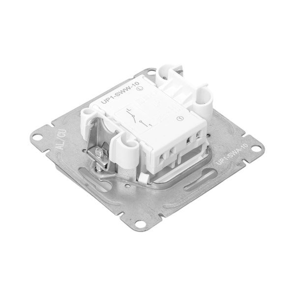  Выключатель 1-кл. СП Эпика механизм алюм. EKF UP1-SWA-10 фото в каталоге от BTSprom.by