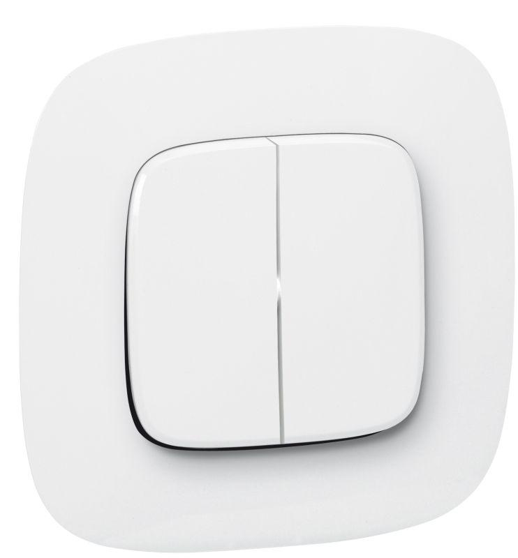  Выключатель 2-кл. СП Valena In'matic 10А IP20 250В безвинтов. зажимы механизм сер. Leg 752005 фото в каталоге от BTSprom.by