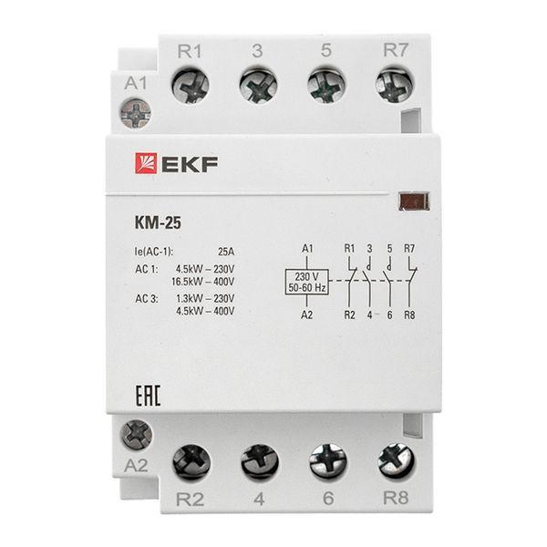  Контактор модульный КМ 25А 2NО+2NC (3 мод.) PROxima EKF km-3-25-22 фото в каталоге от BTSprom.by