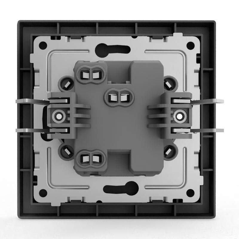 выключатель 1-кл. сп pixel 10а ip20 в сборе карбон tokov electric tke-px-v1f-c14 от BTSprom.by