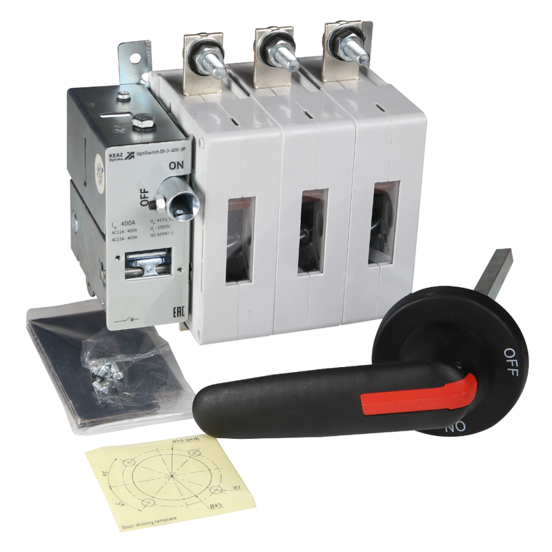  Выключатель нагрузки 3п 400А OptiSwitch DI-3-400-3P КЭАЗ 274889 фото в каталоге от BTSprom.by