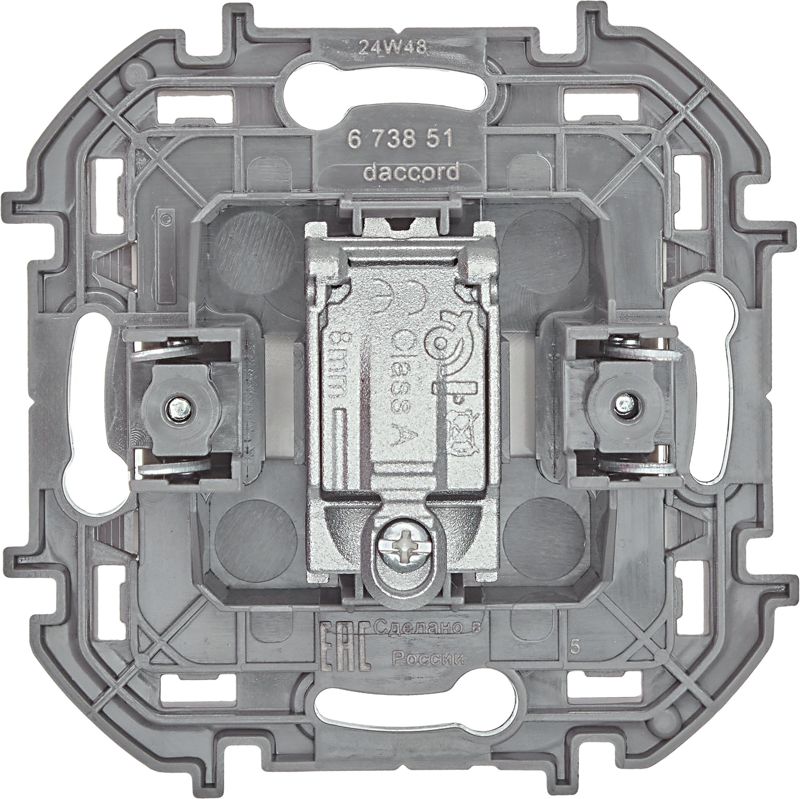  Розетка телевизионная TV Inspiria 2дБ 0-2400мГц с топологией "звезда" механизм сл. кость IEK 673851 фото в каталоге от BTSprom.by