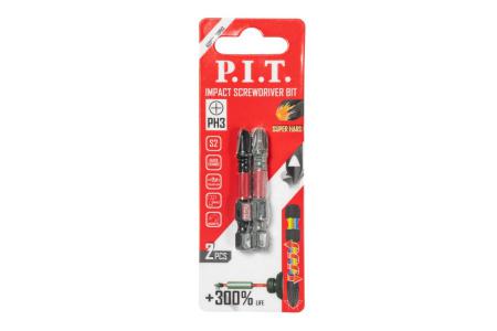 бита ударная магнитная ph3х50мм impact торсионная зона (уп.2шт) p.i.t. asdr01-50ph3 от BTSprom.by
