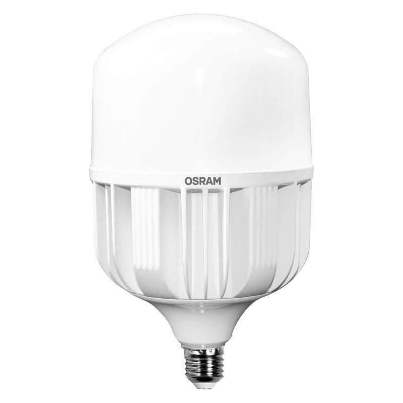 лампа светодиодная высокомощная led hw 100вт t матовая 4000к нейтр. бел. e27 10000лм 140-265в с адаптером e40 угол пучка 200град. pf>/=09 (замена 1000вт) osram 4058075576995 от BTSprom.by