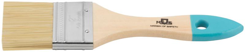  Кисть флейцевая натур. светлая щетина деревянная ручка 2дюйм (50мм) MOS 00705М фото в каталоге от BTSprom.by