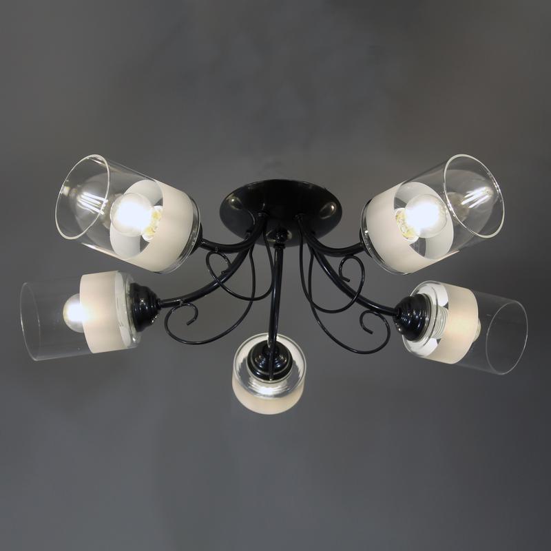  Светильник "Мия" 151 (Плафон 8387) НСБ 01-5х60-131 Е27 ИУ хром Элетех 1005404482 фото в каталоге от BTSprom.by