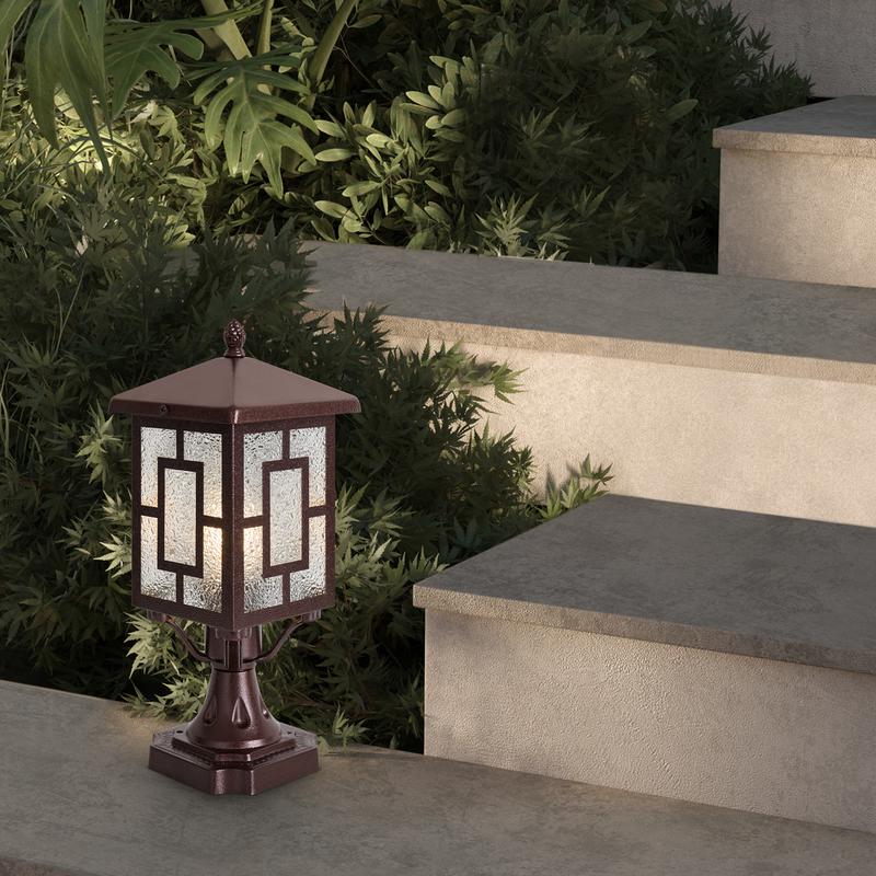  Светильник Ben 1х40Вт E27 IP44 ландшафтный Voltega VGL7209FL-01BR фото в каталоге от BTSprom.by