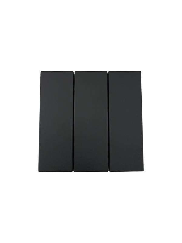  Выключатель 3-кл. СП ZIMA IP20 10А безвинт. зажим черн. бархат LEZARD 704-4288-109QC фото в каталоге от BTSprom.by