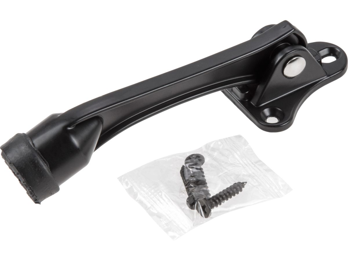 фиксатор дверной l134 черный starfix smf-69923-1 от BTSprom.by