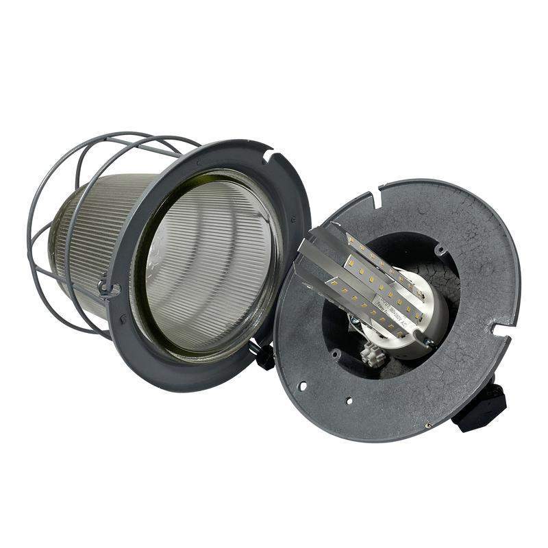  Светильник светодиодный ДСР 03-030-201 [356] 02 СПЕЦСВЕТ "Шахтер" подвесной с решеткой 220В 30Вт 6500К 3100лм УХЛ2 IP54 (груп.упак.) Элетех 1030450356 фото в каталоге от BTSprom.by