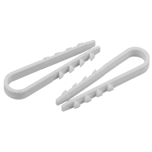  Дюбель-хомут 5-10мм для круглого кабеля NO-224-556 бел. (уп.10шт) Эра Б0066270 фото в каталоге от BTSprom.by