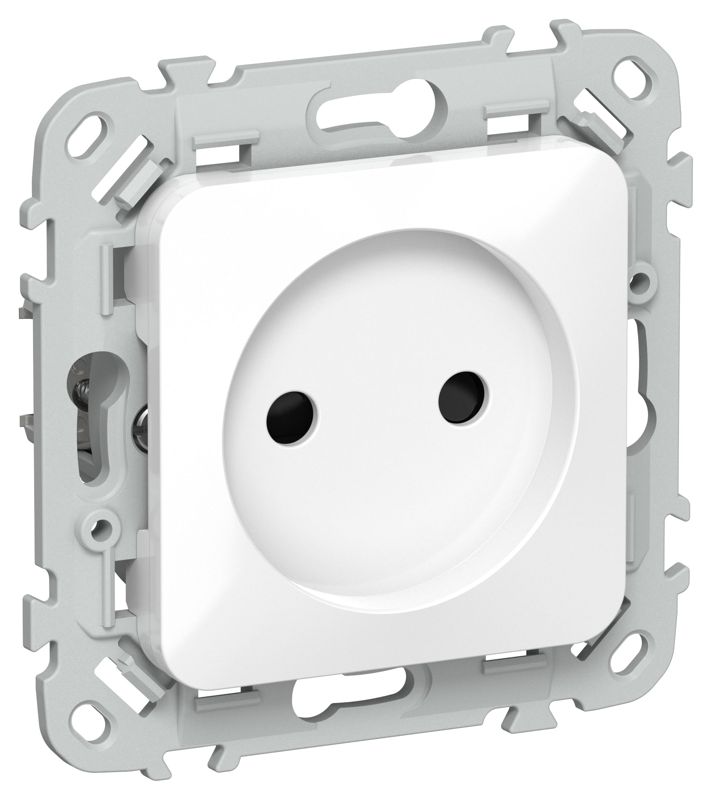розетка сп flite рсш01-0-флб 10а без заземл. с защ. шторками механизм бел. iek fi-r13-10-k01 от BTSprom.by