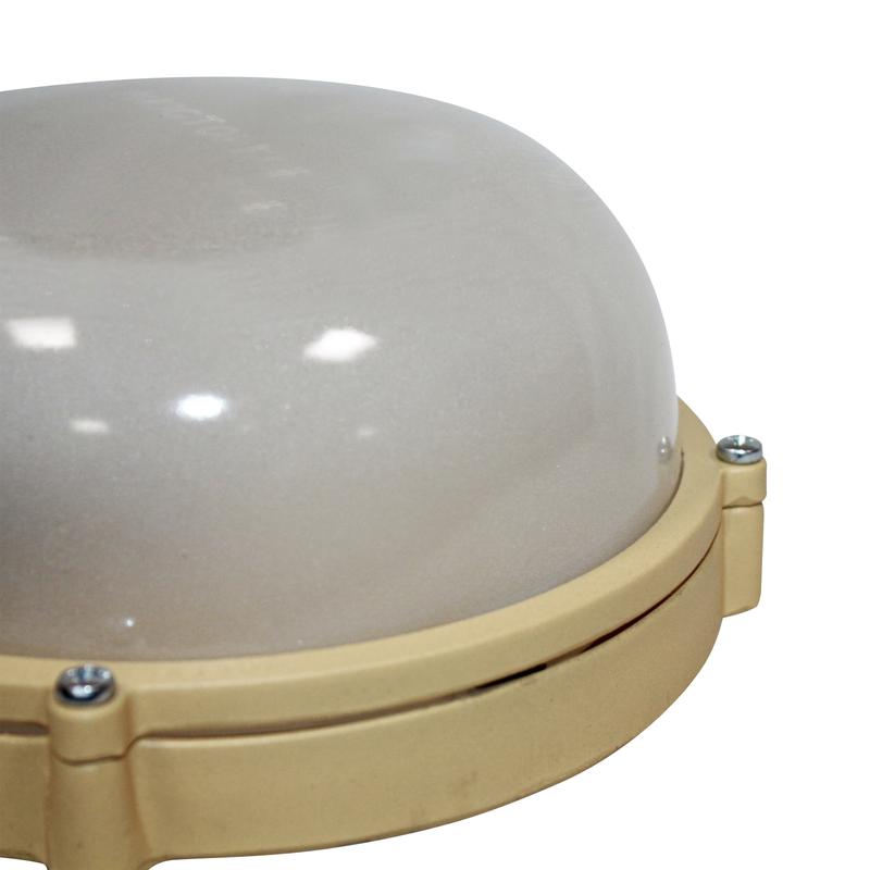  Светильник НББ 03-60-013 "Терма 1301" IP65 кругл. малый матов./корпус беж. Элетех 1005501014 фото в каталоге от BTSprom.by