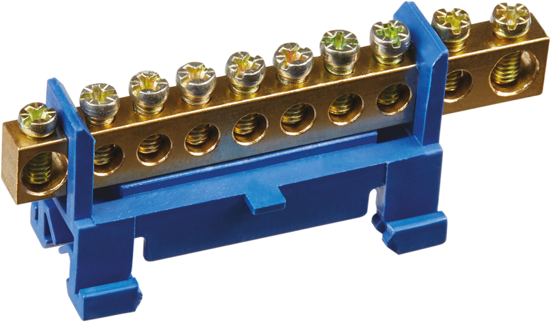 шина нулевая 90 738 obb-m69-10p-b на din-изоляторе "стойка" онлайт 90738 от BTSprom.by