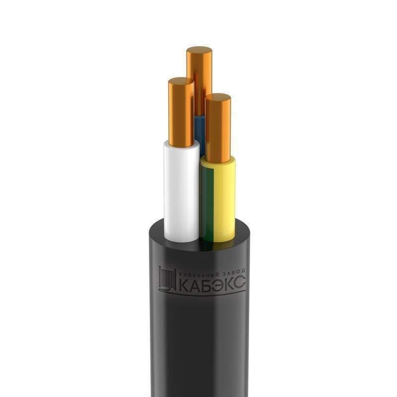кабель ввгнг(а)-lsltx 3х2.5 (n pe) 0.66кв (м) кабэкс ктп00068990 от BTSprom.by
